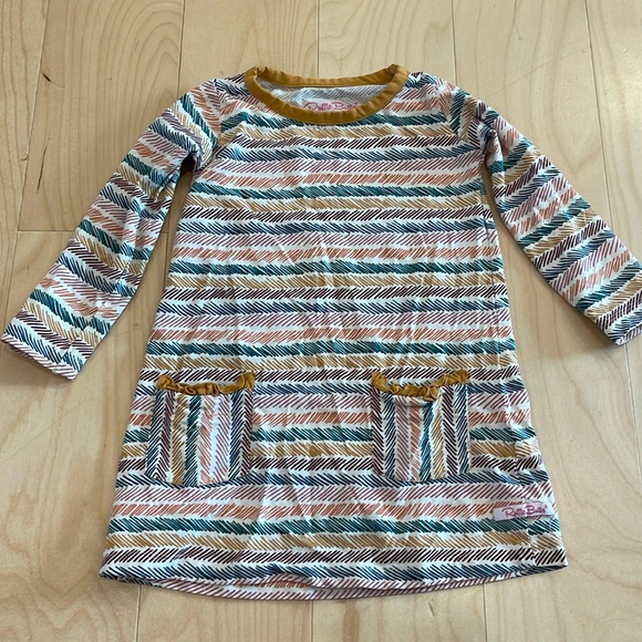 Ruffle Butts Printed Pocket Dress Size 2T - Picture 2 of 7